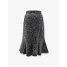 Skirt with godets and all-over sequin motif