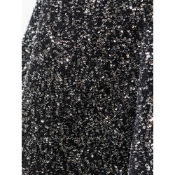 Skirt with godets and all-over sequin motif