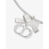 Brass necklace with bow pendant