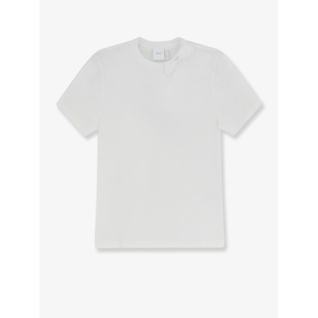 Cotton T-shirt with grosgrain bow detail
