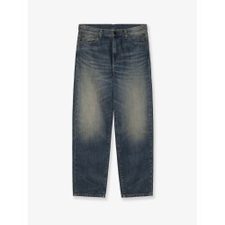 Aaron Pant blue denim jeans with washed out effect