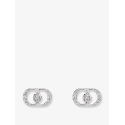 CD Icon Sterling Silver Earrings
