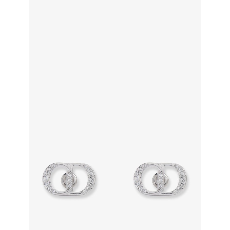 CD Icon Sterling Silver Earrings