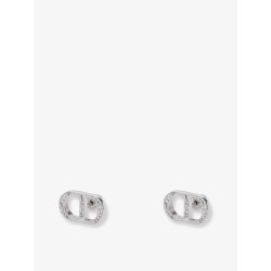 CD Icon Sterling Silver Earrings