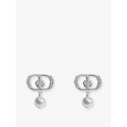 Petit CD brass earrings