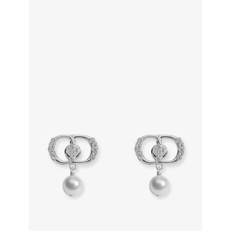 Petit CD brass earrings