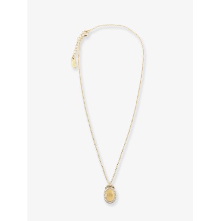 Brass necklace with Dior Médaillon pendant