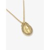 Brass necklace with Dior Médaillon pendant