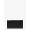Continental leather crossbody bag