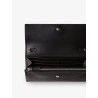 Continental crackled leather wallet