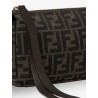 Zip Top Small FF Zucca Fabric shoulder bag