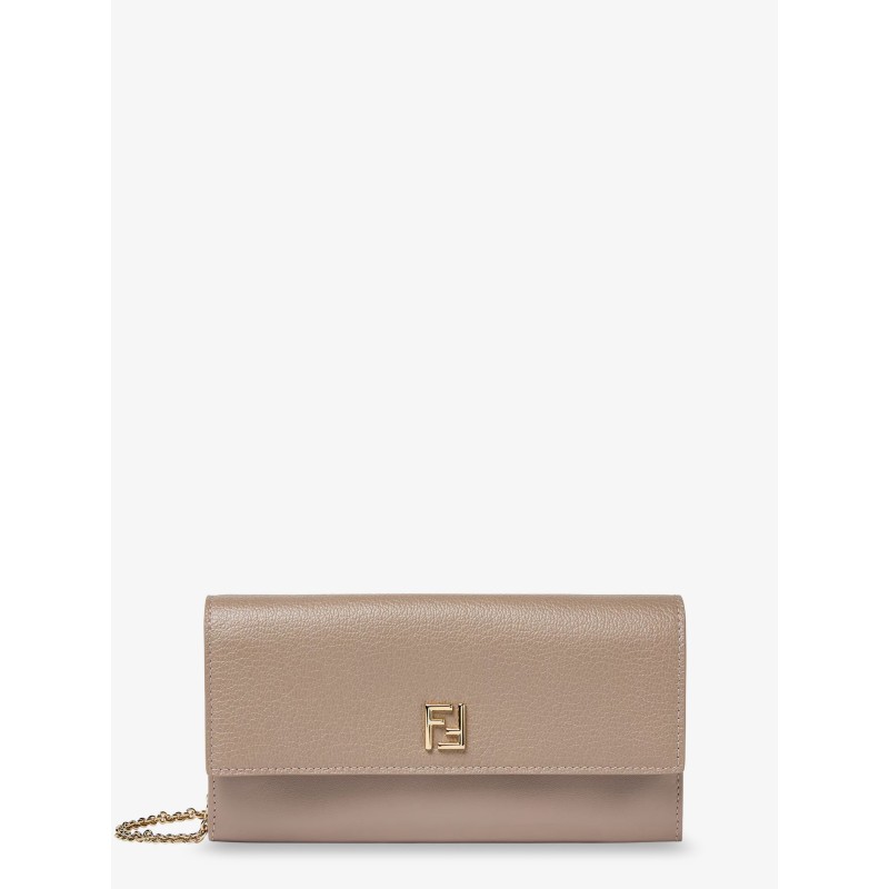 Continental leather crossbody bag