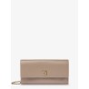 Continental leather crossbody bag