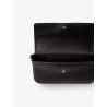 Crackled Leather Wallet on Chain Tube crossbody bag
