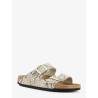 Arizona Snake Oyster Sandals in Python Print Leather