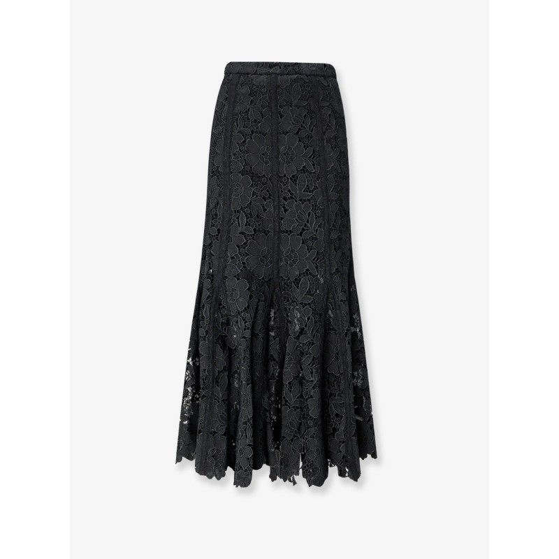 Lace midi skirt