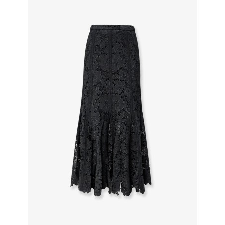 Lace midi skirt