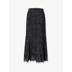 Lace midi skirt