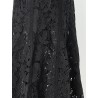 Lace midi skirt