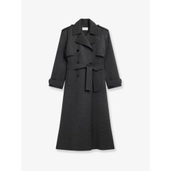 Nikola wool and cashmere blend coat