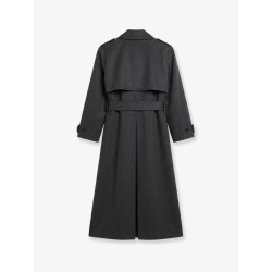 Nikola wool and cashmere blend coat