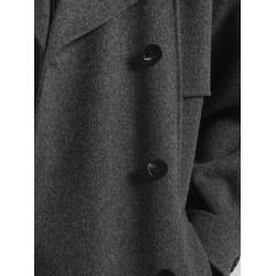 Nikola wool and cashmere blend coat