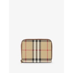 Coated canvas with Check pattern