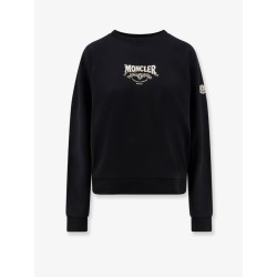 Cotton sweatshirt with front logo