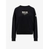 Cotton sweatshirt with front logo