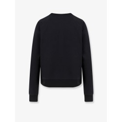 Cotton sweatshirt with front logo