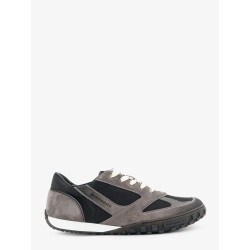 Glide nylon and suede sneakers