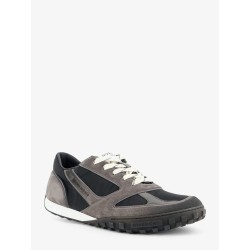 Glide nylon and suede sneakers
