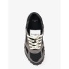 Glide nylon and suede sneakers