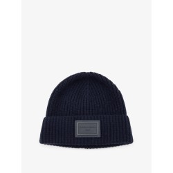 Ribbed cashmere hat