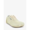 Factory satin sneakers with side logo label