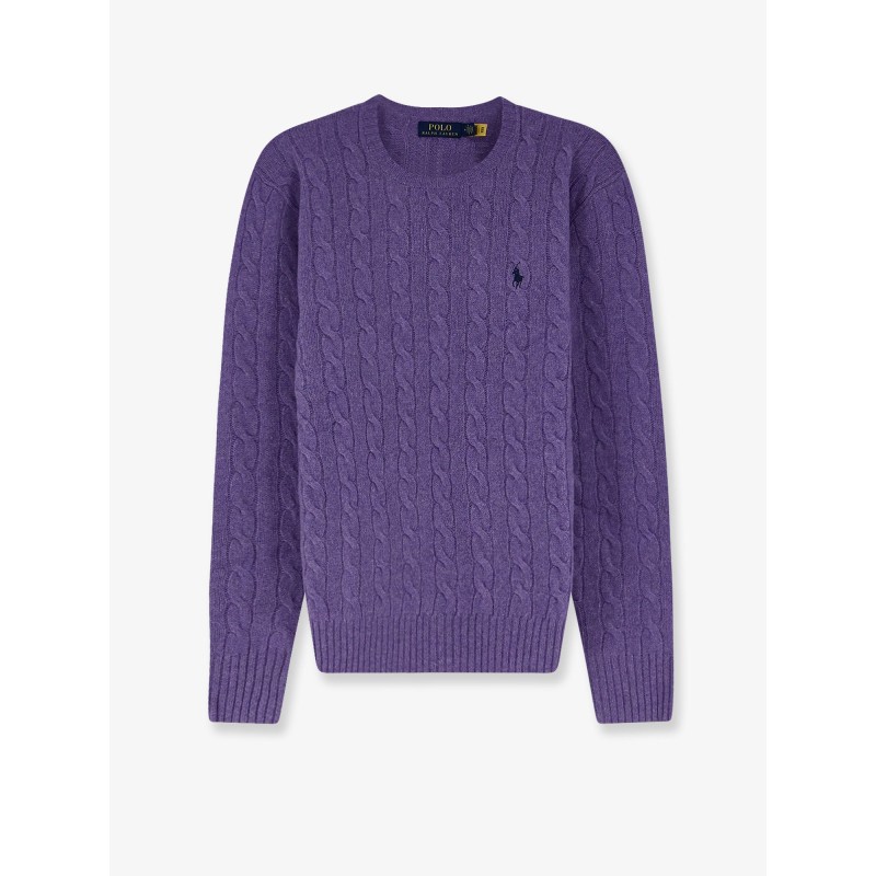 Wool and cashmere cable-knit sweater