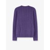 Wool and cashmere cable-knit sweater