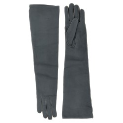 Long leather gloves