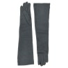 Long leather gloves