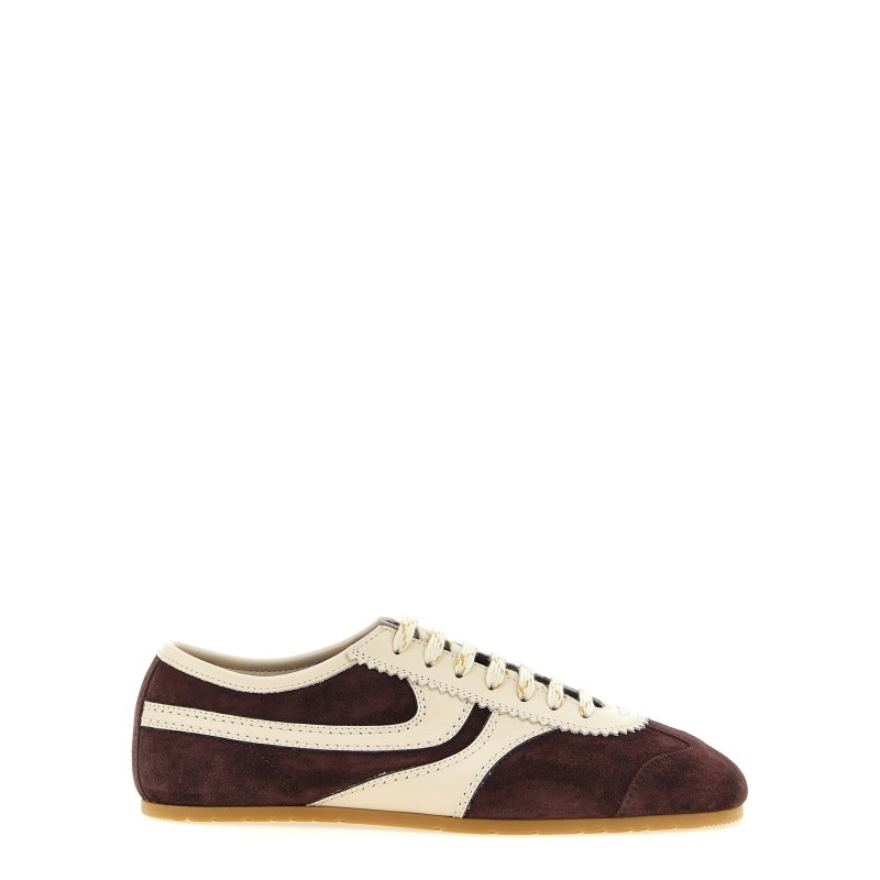 Suede sneakers