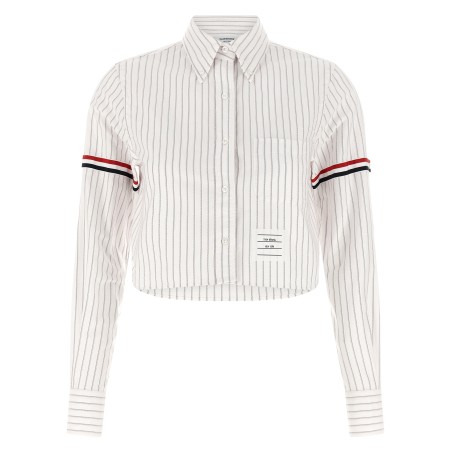 '4BAR' cropped shirt