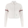 '4BAR' cropped shirt