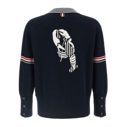 'Lobster' cardigan