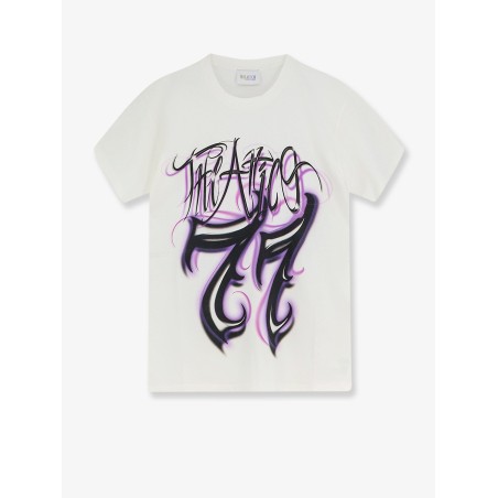 Cotton T-shirt with printed logo on the front