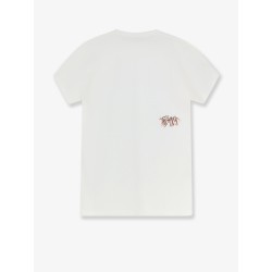 Cotton T-shirt with printed logo on the front