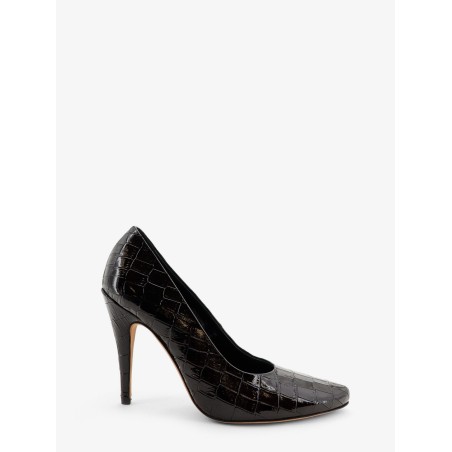 Jerry leather décolleté with croco print