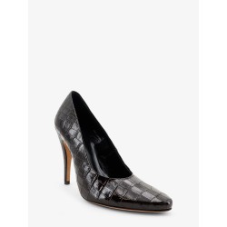 Jerry leather décolleté with croco print