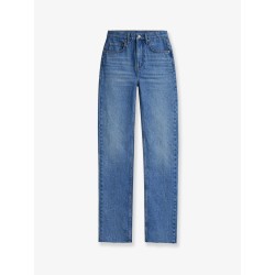 Blue denim jeans