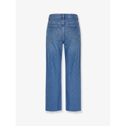 Blue denim jeans