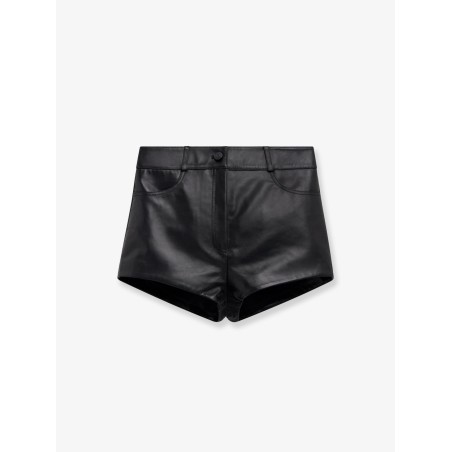 Loen leather shorts